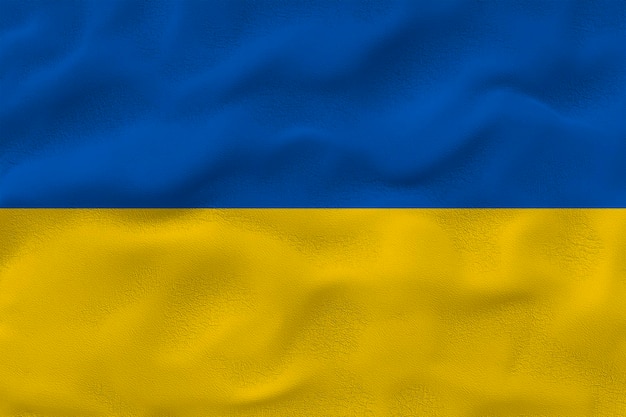 National Flag of Ukraine Background with flag of Ukraine