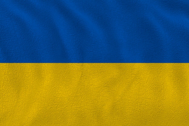 National Flag of Ukraine Background with flag of Ukraine