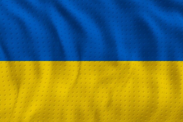 National Flag of Ukraine Background with flag of Ukraine