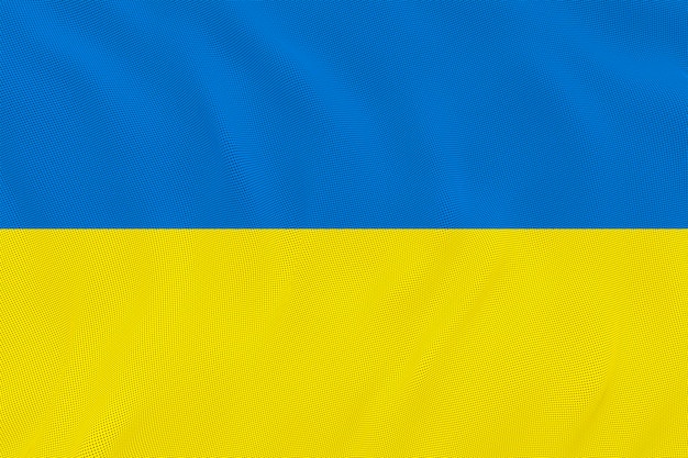 National Flag of Ukraine Background with flag of Ukraine