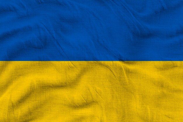 National Flag of Ukraine Background with flag of Ukraine