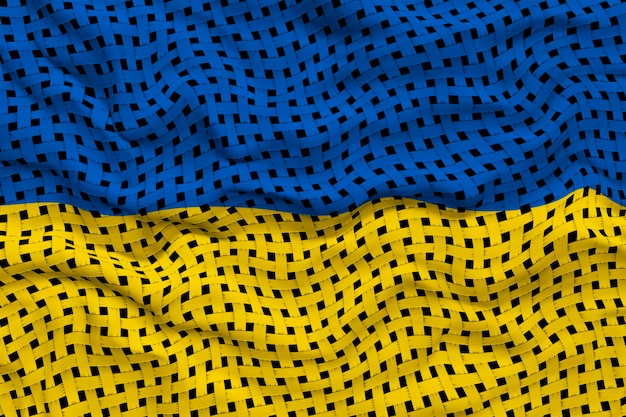 National flag of ukraine background with flag of ukraine