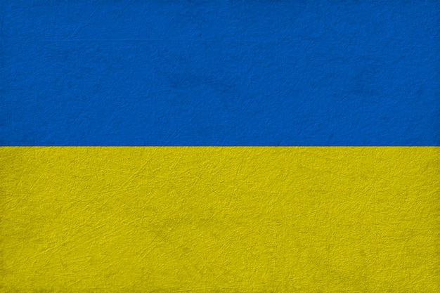 National Flag of Ukraine Background with flag of Ukraine