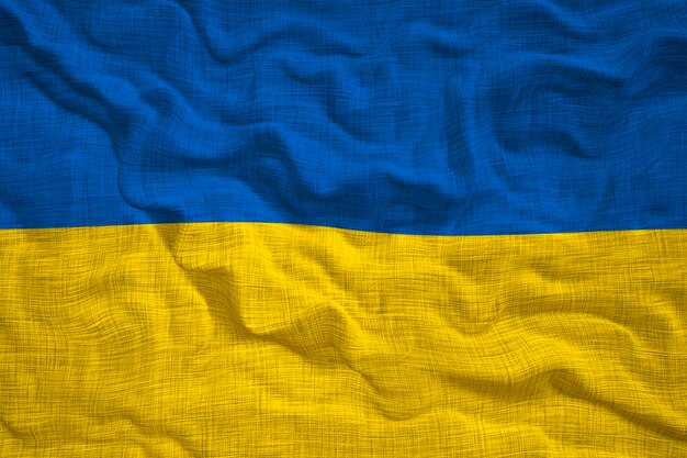 national flag of ukraine background with flag of ukraine