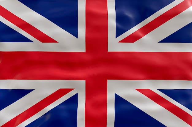 National flag of United Kingdom Background with flag of United Kingdom