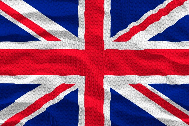 National flag of United Kingdom Background with flag of United Kingdom