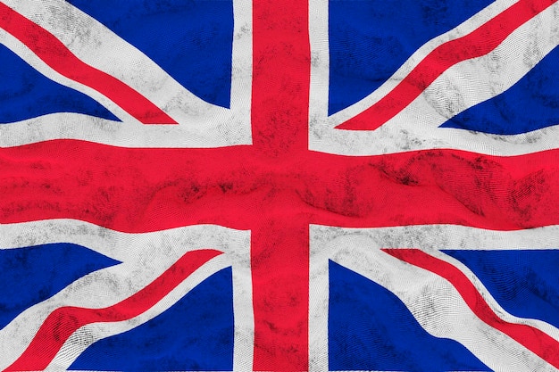 イギリスの国旗とイギリスの背景の国旗
