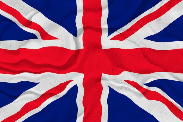 Национальный флаг Соединенного Королевства Фон с флагом Соединенного Королевства