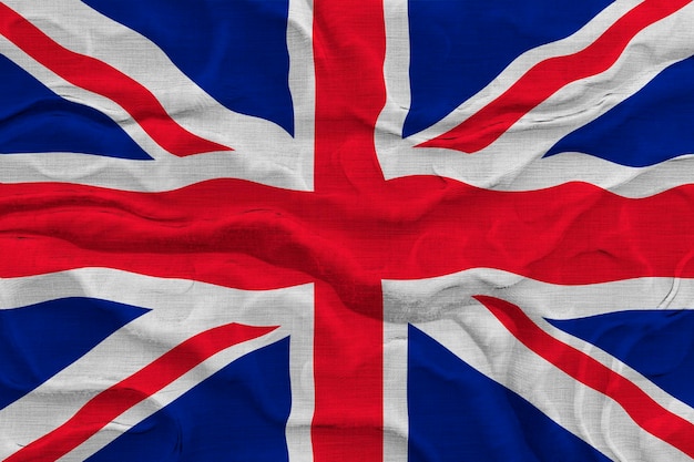 イギリスの国旗とイギリスの背景の国旗