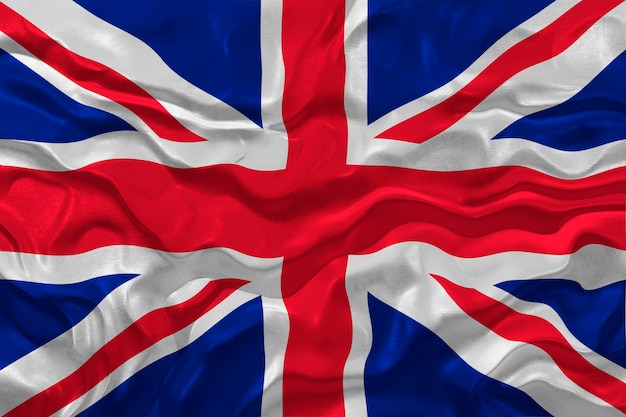 イギリスの国旗とイギリスの背景の国旗