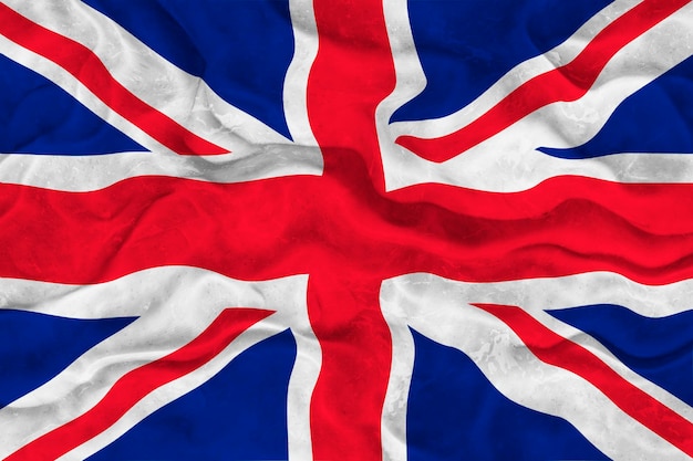 イギリスの国旗とイギリスの背景の国旗