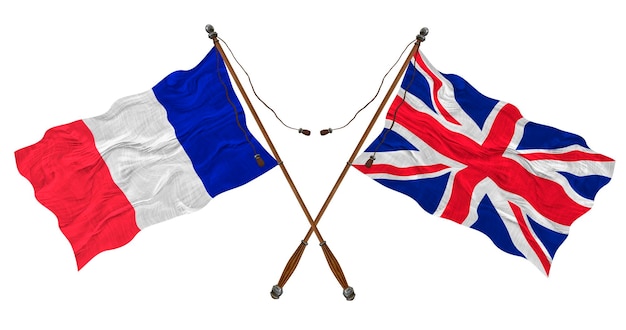 イギリスとフランスの国旗 デザイナーの背景