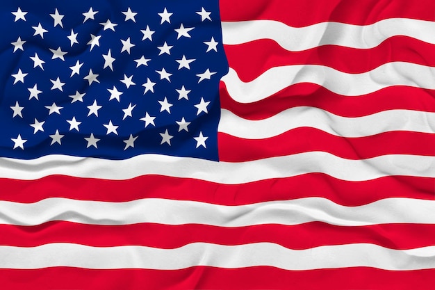 National flag of United States of America USA Background with flag of United States of America USA