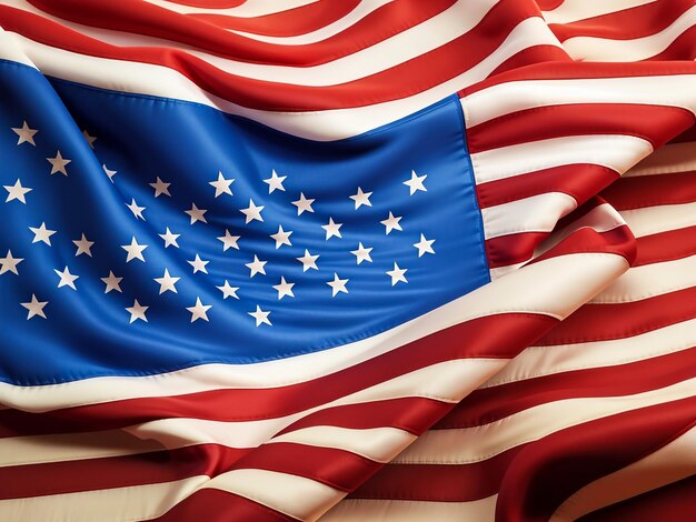 Национальный флаг США 3D Image 3D Rendering