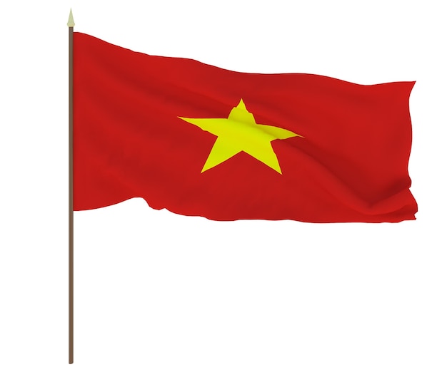 National flag of Vietnam Background for editors and designers National holiday