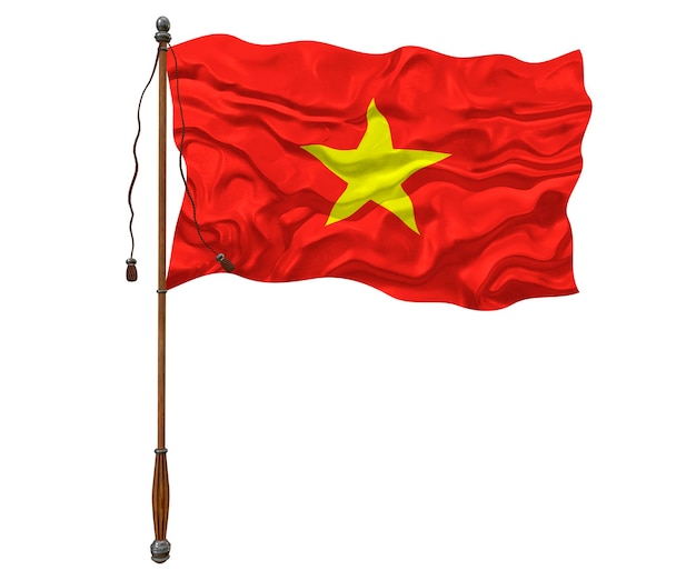 National flag of Vietnam Background with flag of Vietnam