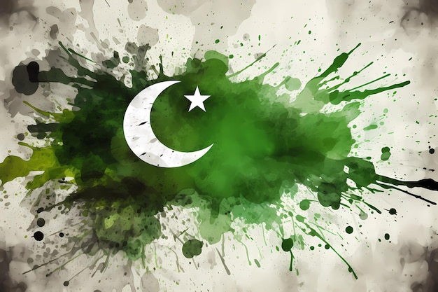 Photo national happy independence day of pakistan