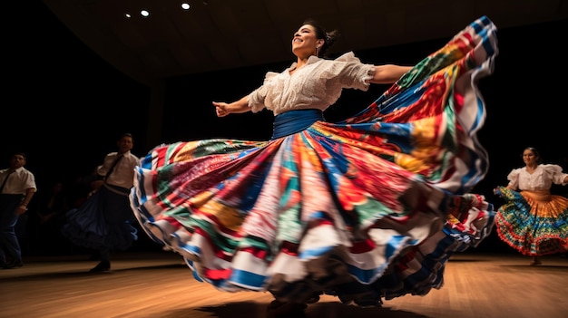 Photo national hispanic american heritage celebration generated with ai tool