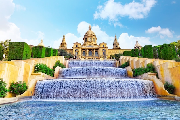 National Museum in Barcelona,Placa De Espanya,Spain.