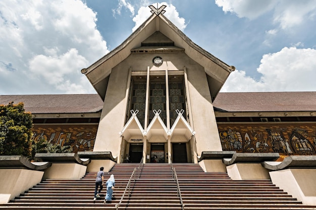 National Museum on Malaysia facade view in Kuala Lumpur