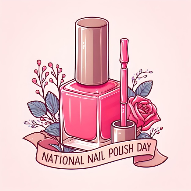 Photo national nail polish day poster