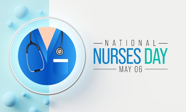 Photo national nurses day is observed in united states on 6th may of each year to mark the contributions