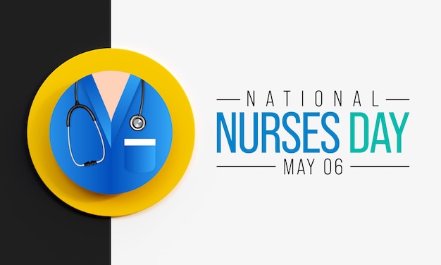 Photo national nurses day is observed in united states on 6th may of each year to mark the contributions