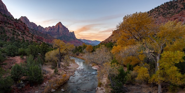 Photo national park in autumn