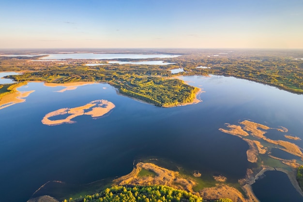 National park Braslau Lakes Belarus