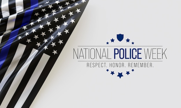 Photo national police week npw is observed every year in may in united states