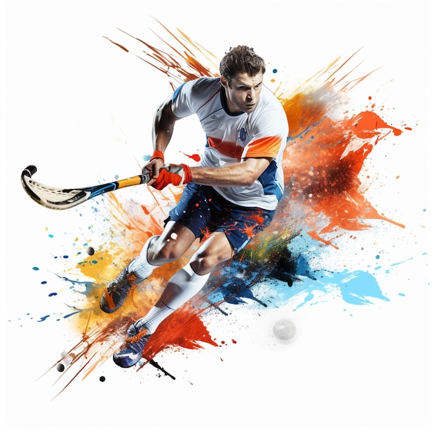 National sport of Baden with white background high