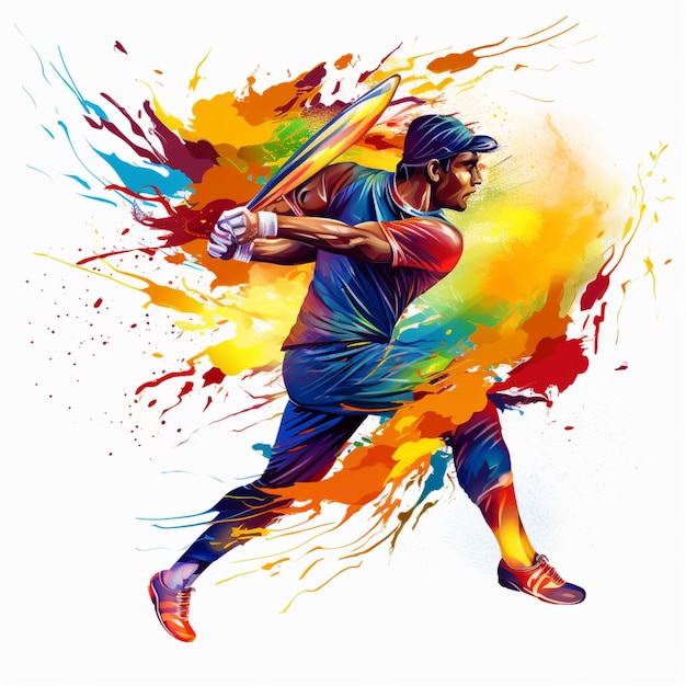 National sport of Sri Lanka with white background h