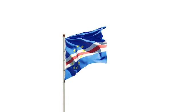 national state flag of Cape Verde