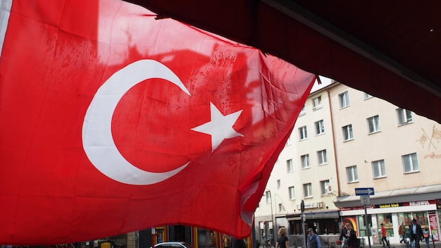 Photo the national turkey flag