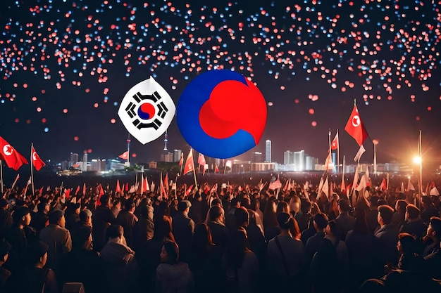 Foto nationale bevrijdingsdag van korea