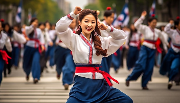 Nationale Bevrijdingsdag van Zuid-Korea gelukkige en feestelijke fotografie