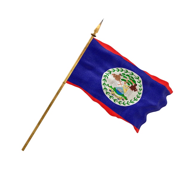Nationale feestdag Achtergrond voor ontwerpers Nationale vlag van Belize