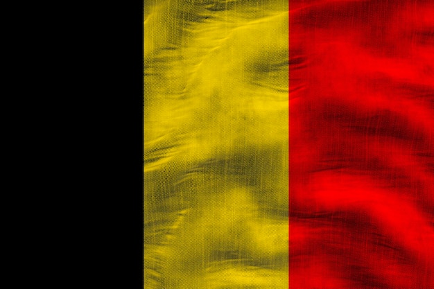Nationale vlag van België Achtergrond met vlag van België