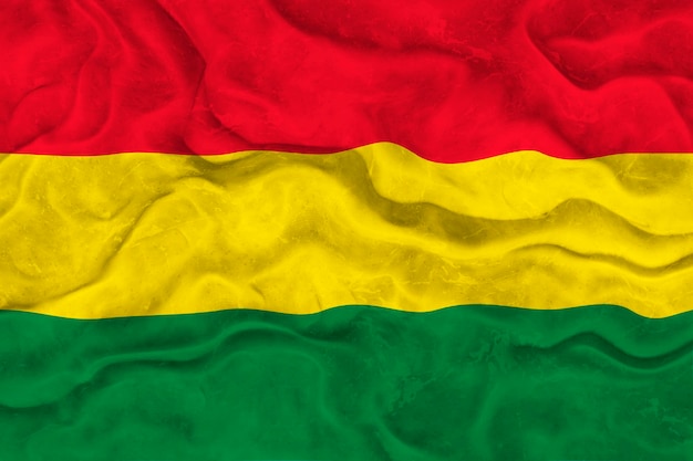 Nationale vlag van Bolivia Achtergrond met vlag van Bolivia