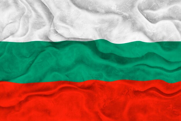 Nationale vlag van Bulgarije Achtergrond met vlag van Bulgarije