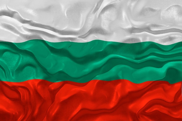 Nationale vlag van Bulgarije Achtergrond met vlag van Bulgarije