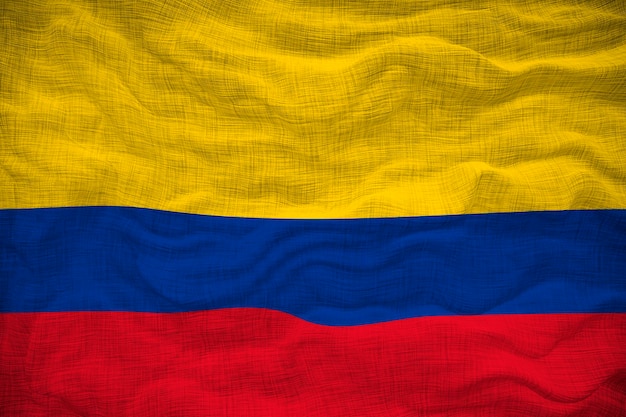Nationale vlag van Colombia Achtergrond voor redacteuren en ontwerpers Nationale feestdag