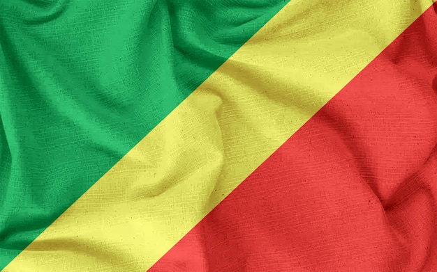 Nationale vlag van de Republiek Congo