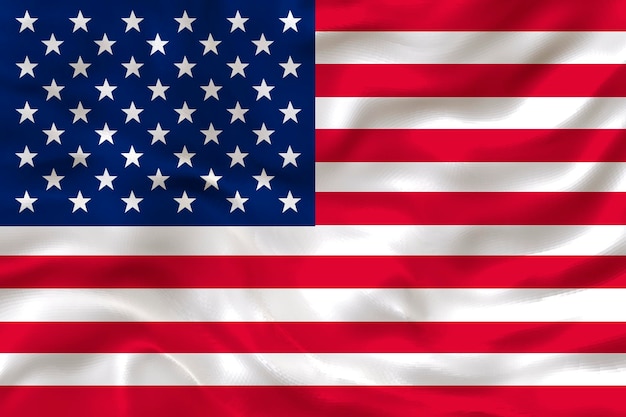 Nationale vlag van de Verenigde Staten van Amerika Usa Achtergrond met de vlag van de Verenigde Staten van Amerika Usa