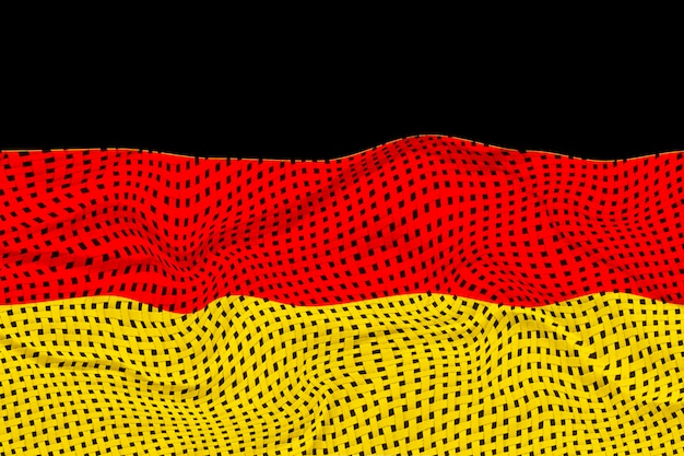 Nationale vlag van Duitsland Achtergrond met vlag van Duitsland