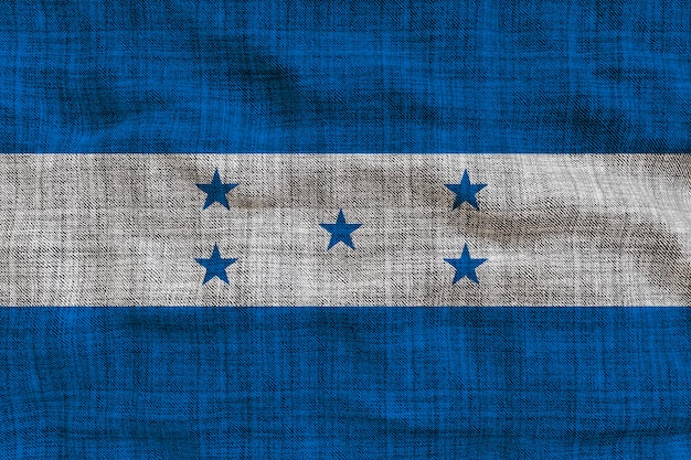 Nationale vlag van Honduras Achtergrond met vlag van Honduras