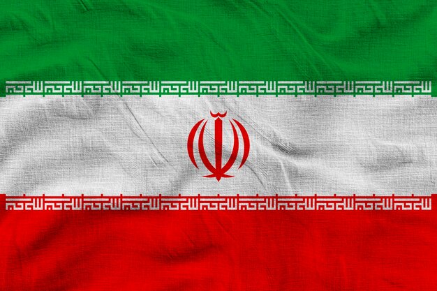 Nationale vlag van Iran Achtergrond met vlag van Iran