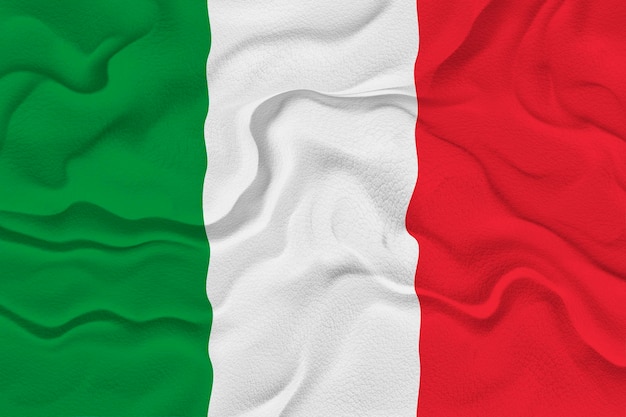 Nationale vlag van Italië Achtergrond met vlag van Italië