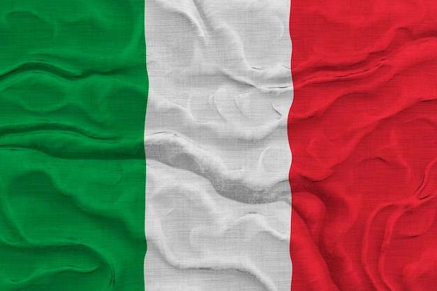 Nationale vlag van Italië Achtergrond met vlag van Italië