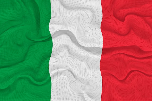 Nationale vlag van Italië Achtergrond met vlag van Italië